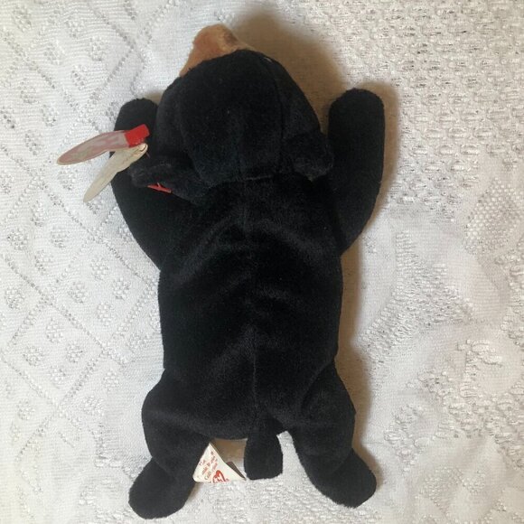 Ty Beanie Baby Blackie the Bear 1994 Vintage - Picture 2 of 6